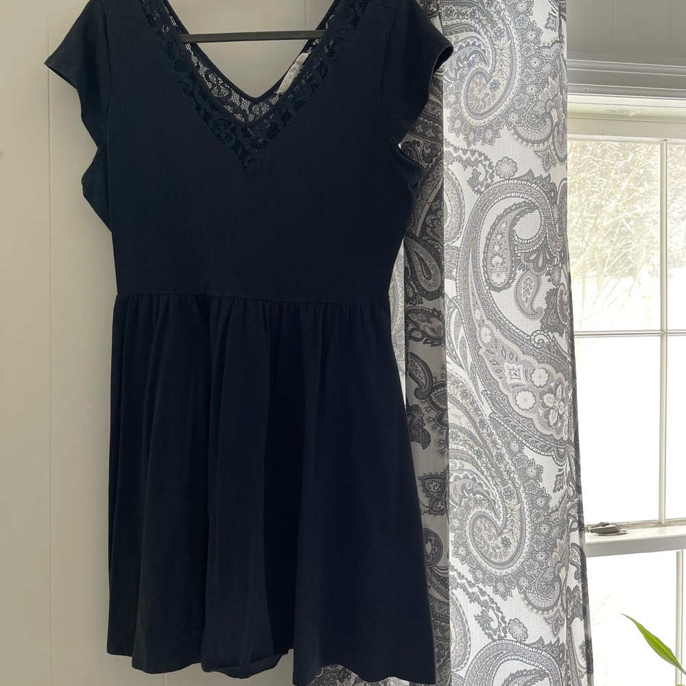 Lauren Conrad dusty blue dress